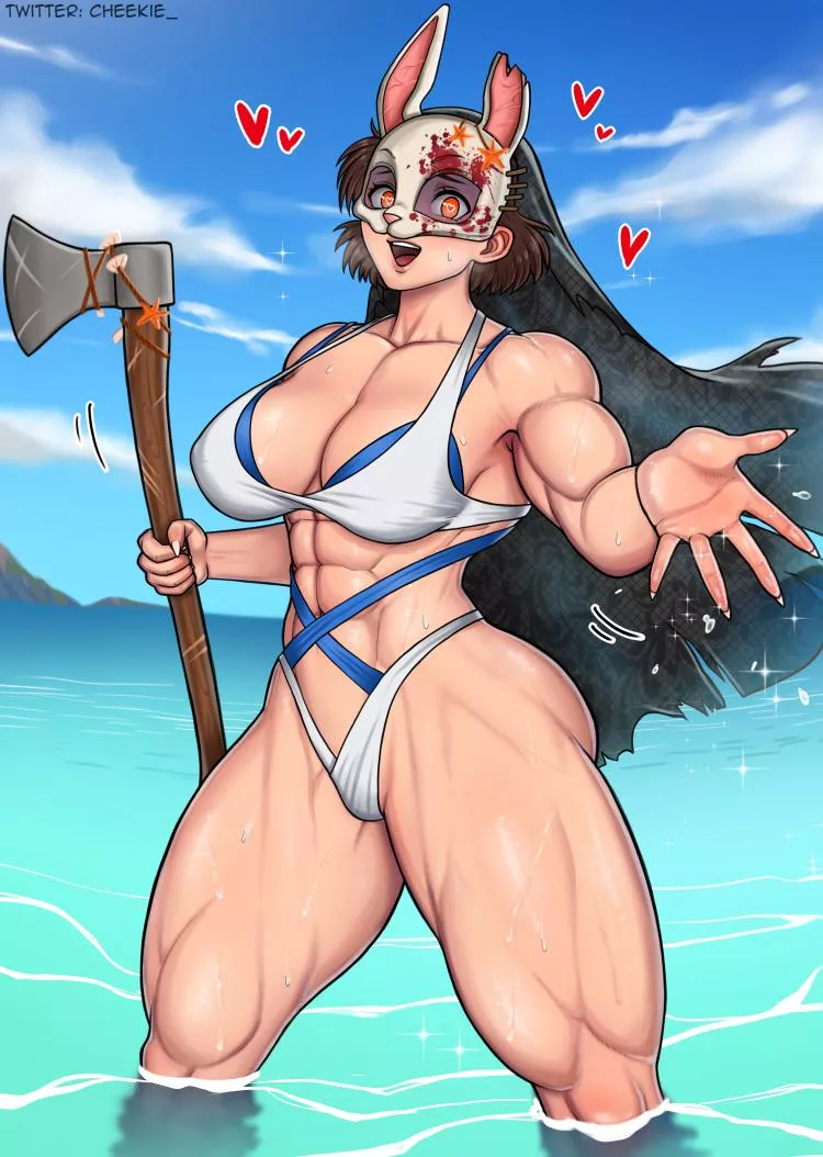 Huntress from dead by daylight [Cheekie_]