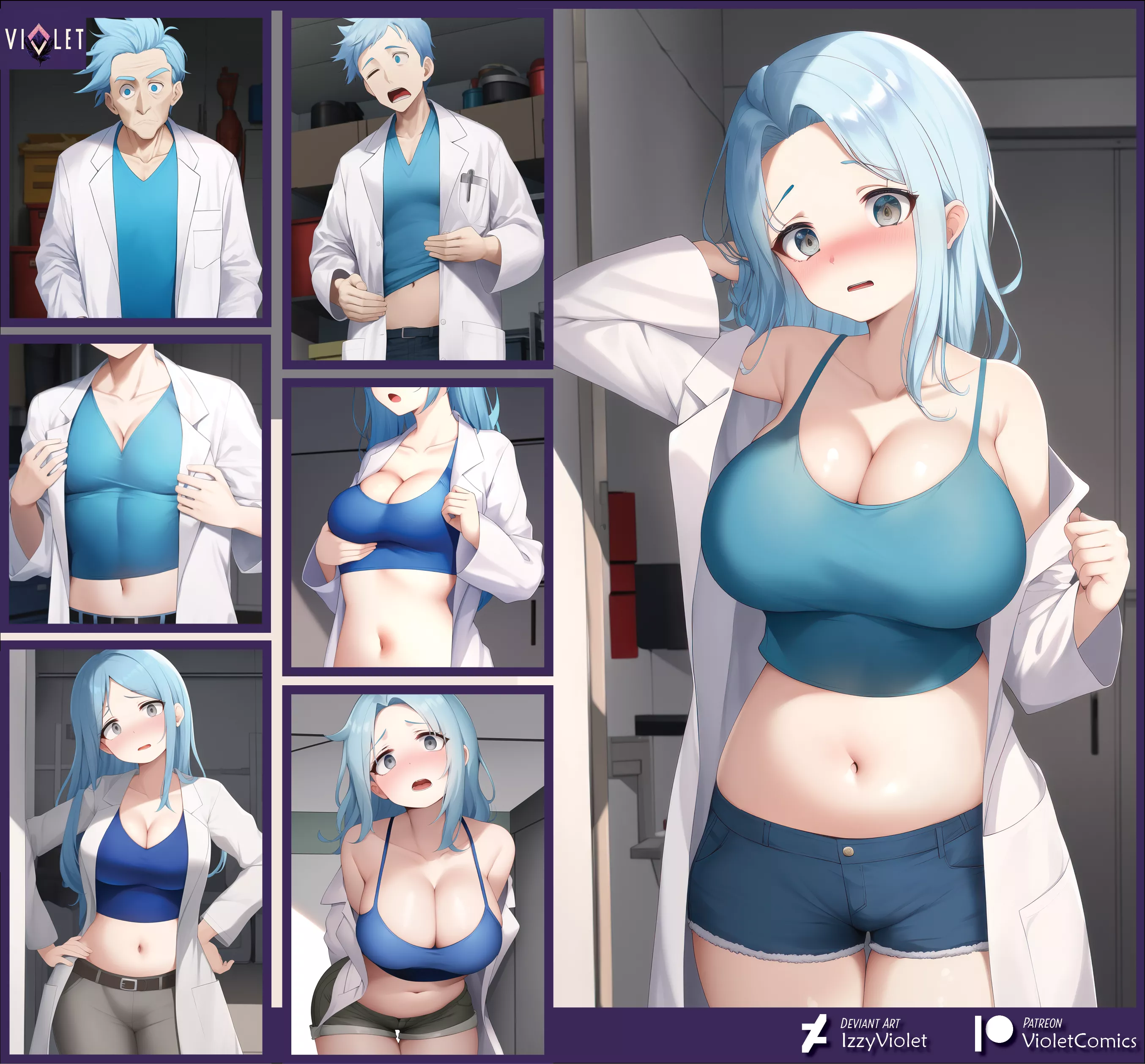 I Turned Myself into a Bimbo, Morty!