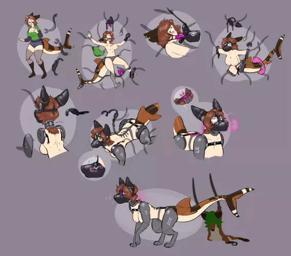 I'm dying to do a plot like this. Kidnapped off the street, stripped, bound, my arms and legs portaled away, my ability to control my body reduced to squirming and begging, all the while you drug me with the push of a button while conditioing me to acce