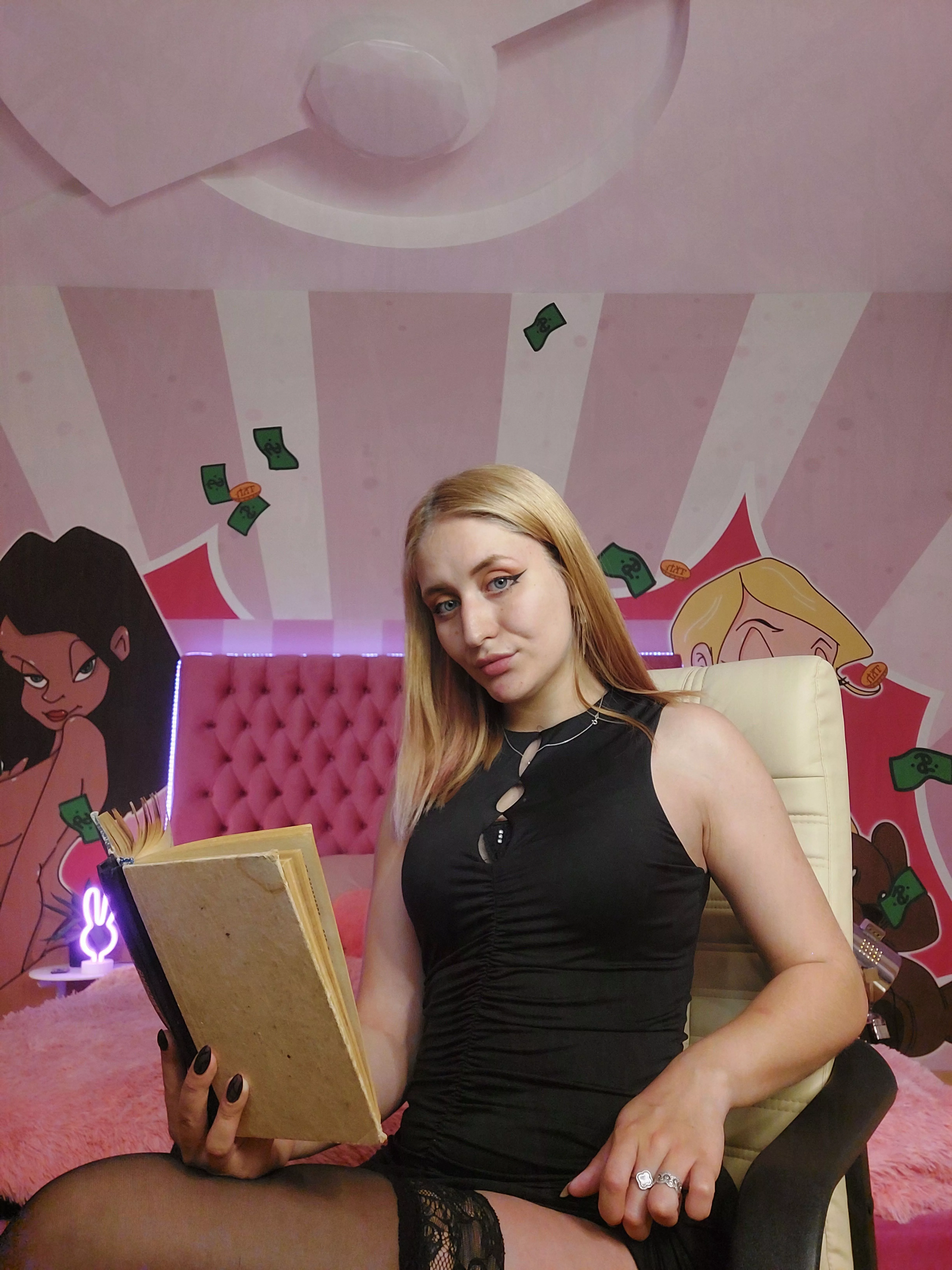 Lick me from my perky tits all the way down to my tight pink pussy