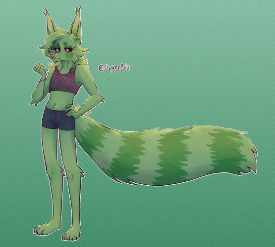 Most recent drawing of Fake (he/him) I made, practicing some rendering :DD