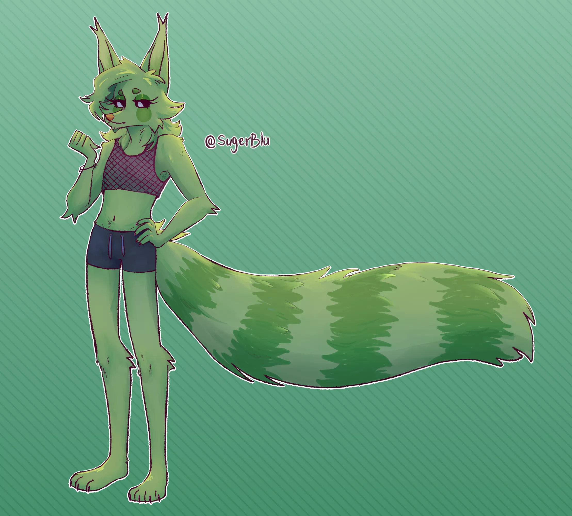 Most recent drawing of Fake (he/him) I made, practicing some rendering :DD