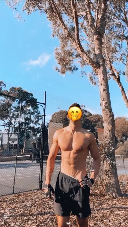 Outdoor session today 😉