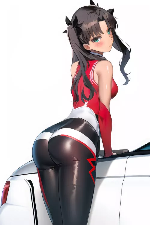 Race Queen Rin Tohsaka