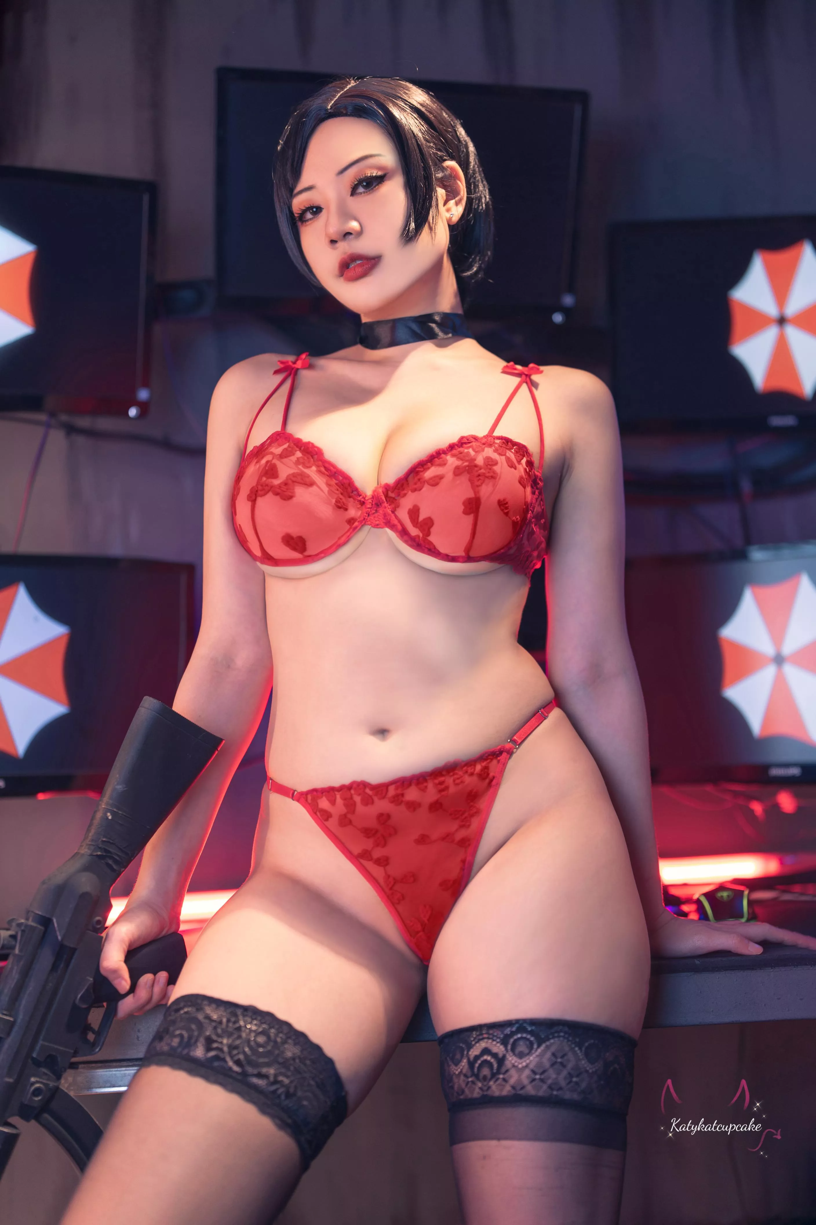 [Self] Ada Wong (Resident Evil) Cosplay by katykatcupcake