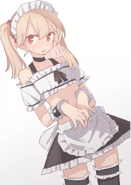 Shy maid boi