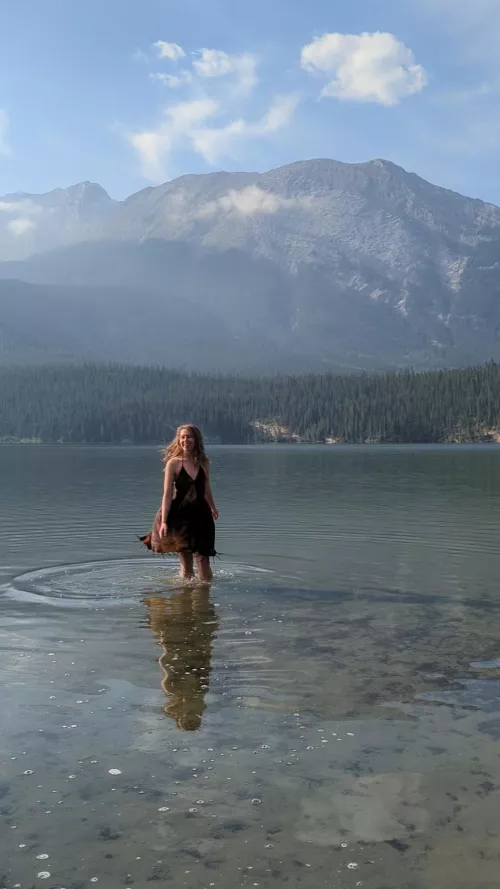 Sunshine and mountain views