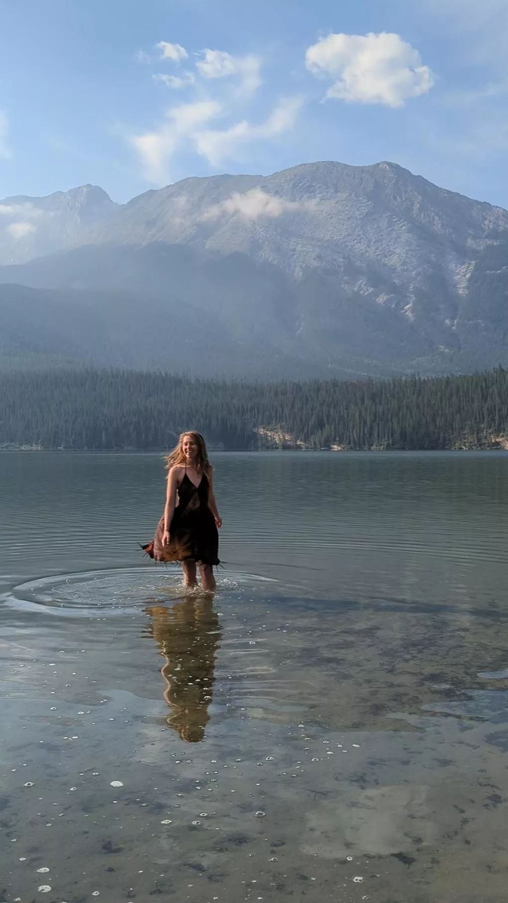 Sunshine and mountain views