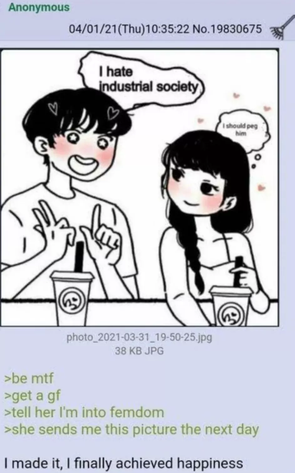 anon achieved happiness