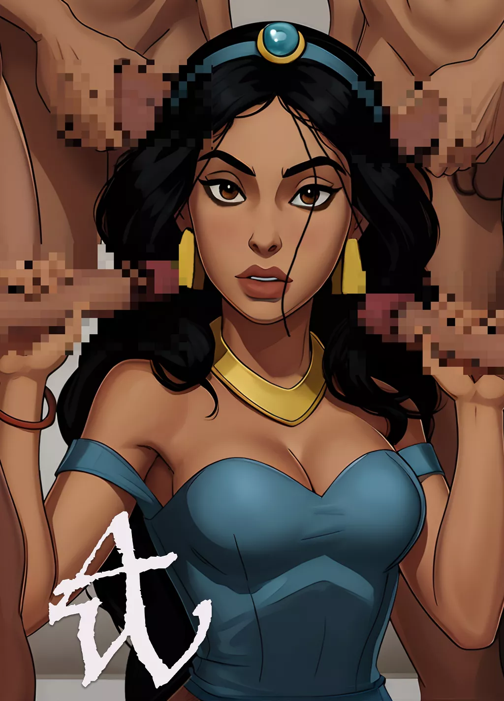 [Artwork] by (Abel_Waters) Jasmine gets what she wished for.