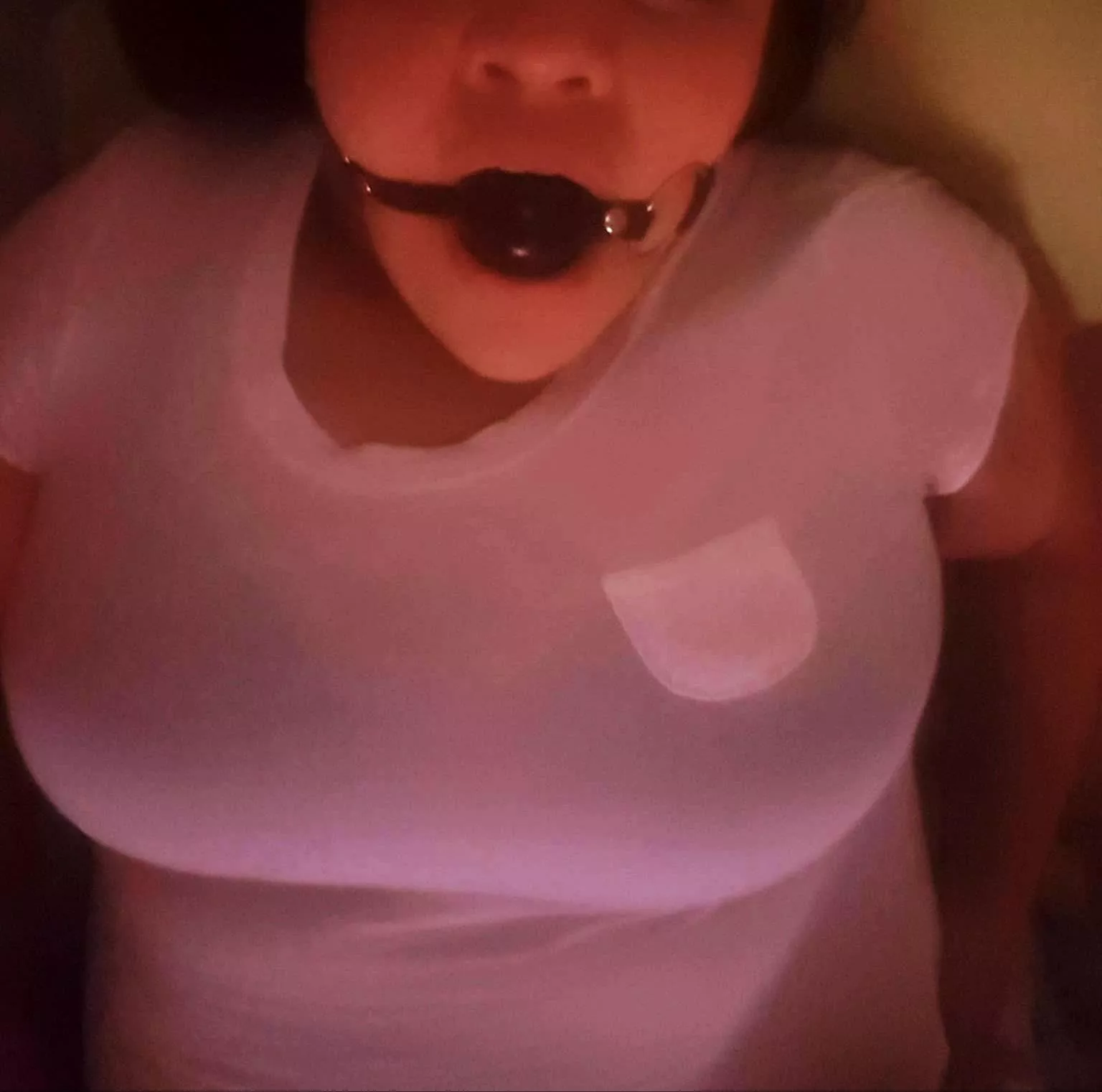 Ballgagged for you Daddy 🤐❤