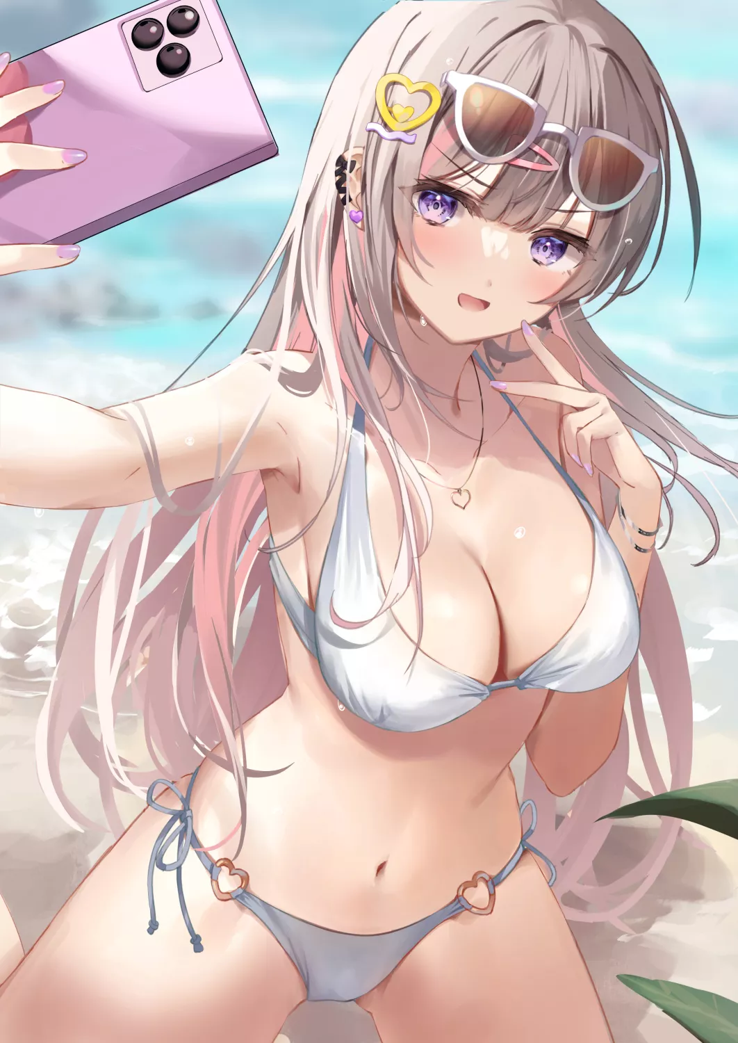 Beach Selfie [Artist's Original]