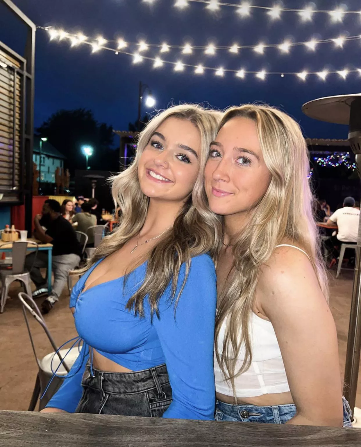 Big tits to the left, little tits to the right