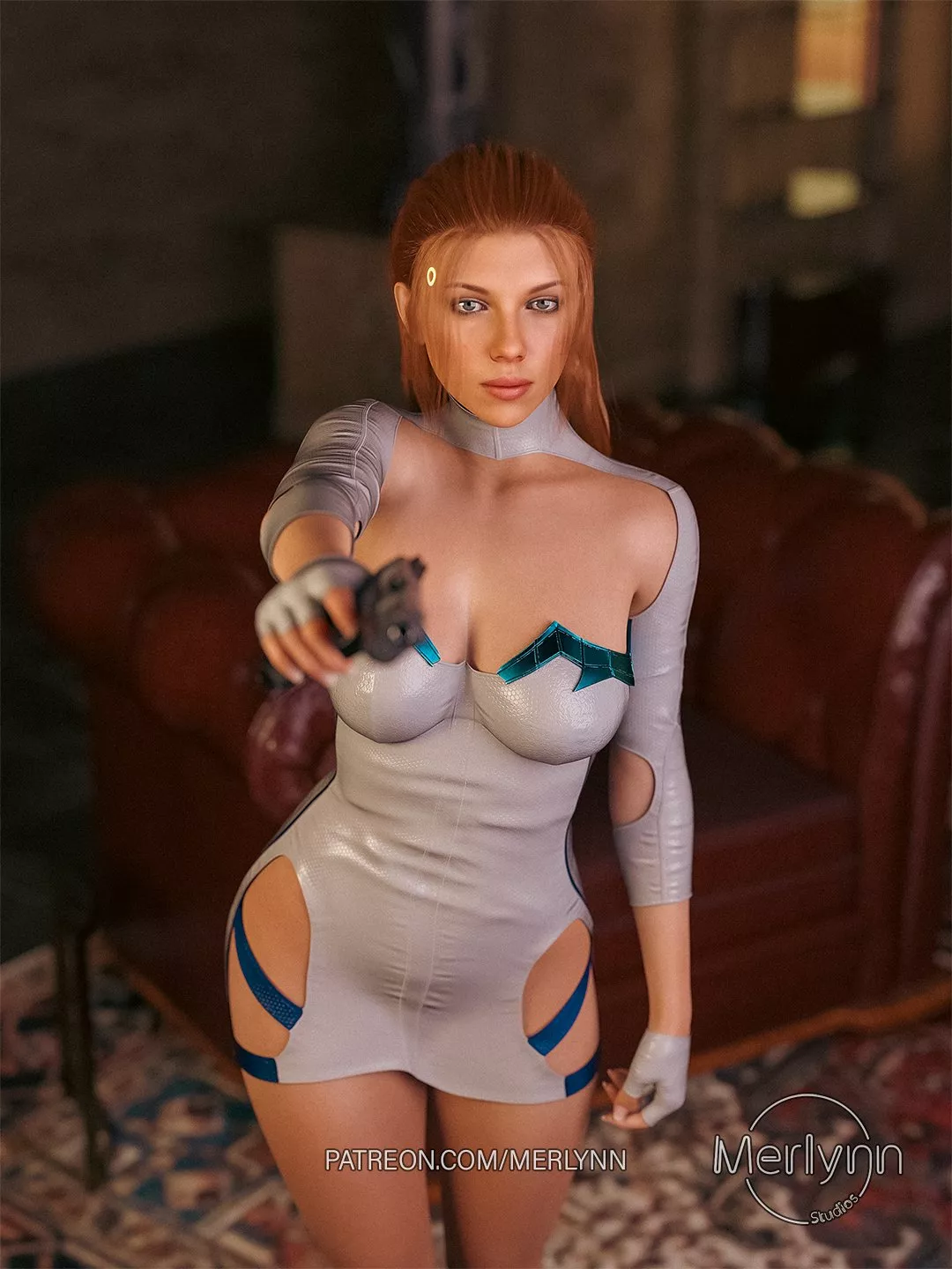 Black Widow Agent Activated (MerlynnStudios) [Marvel & Detroit Become Human]