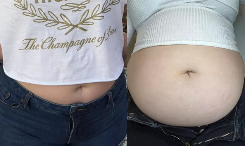 Can anyone help me figure out why my crop tops fit me a little bit differently 😅😜