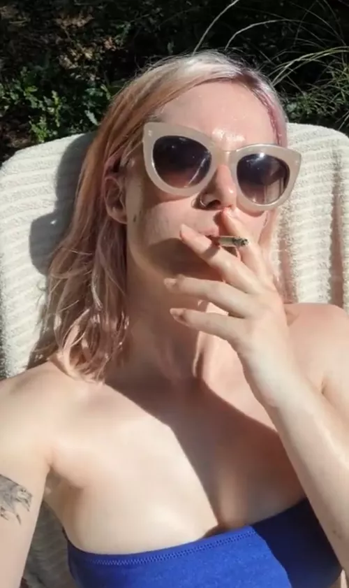Cigarettes in the sun