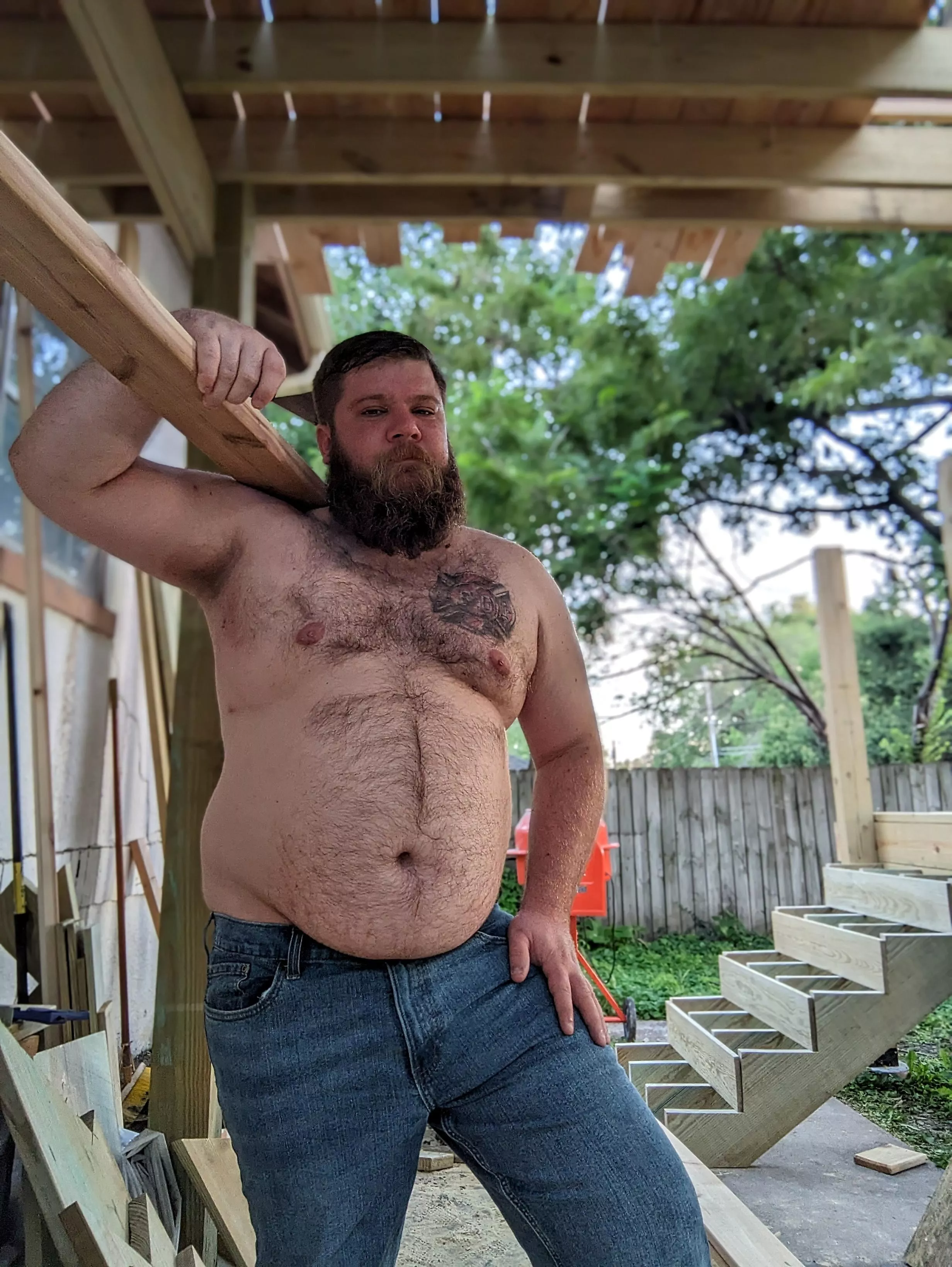 Daddy doing daddy things