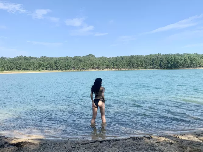 Devil in a black bikini