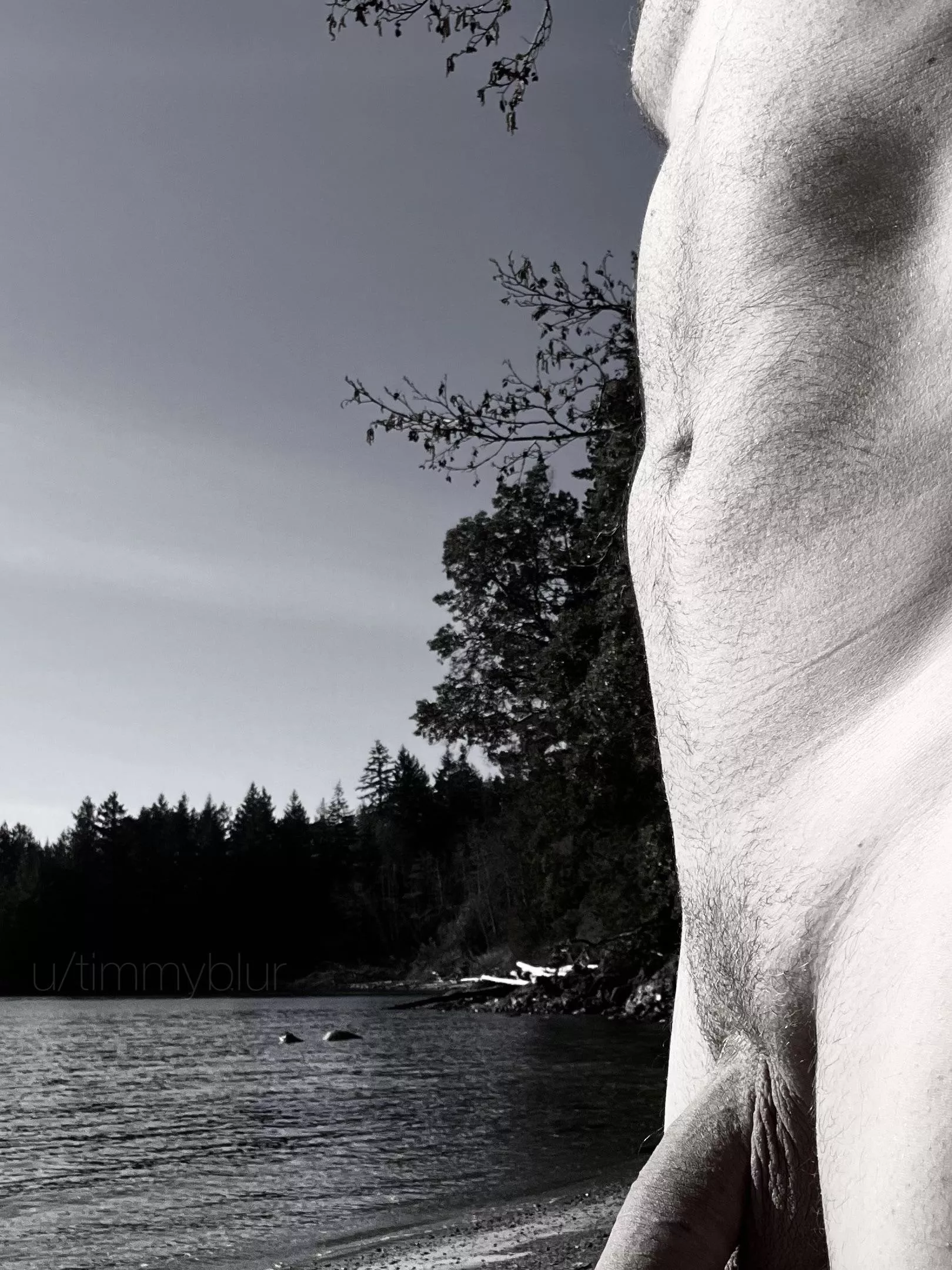 Even in black and white, the scenery was amazing.