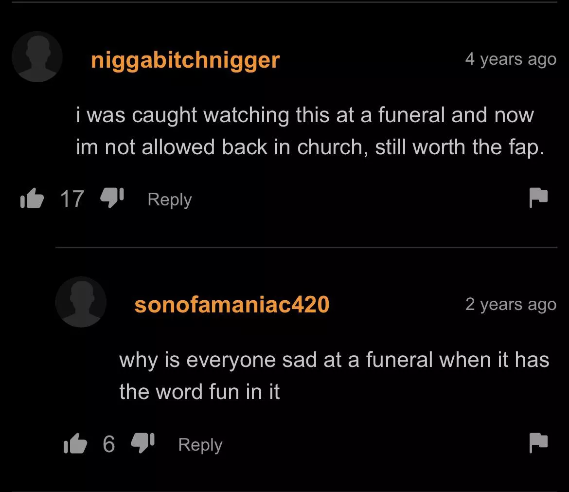 Fapping at a funeral to gay porn
