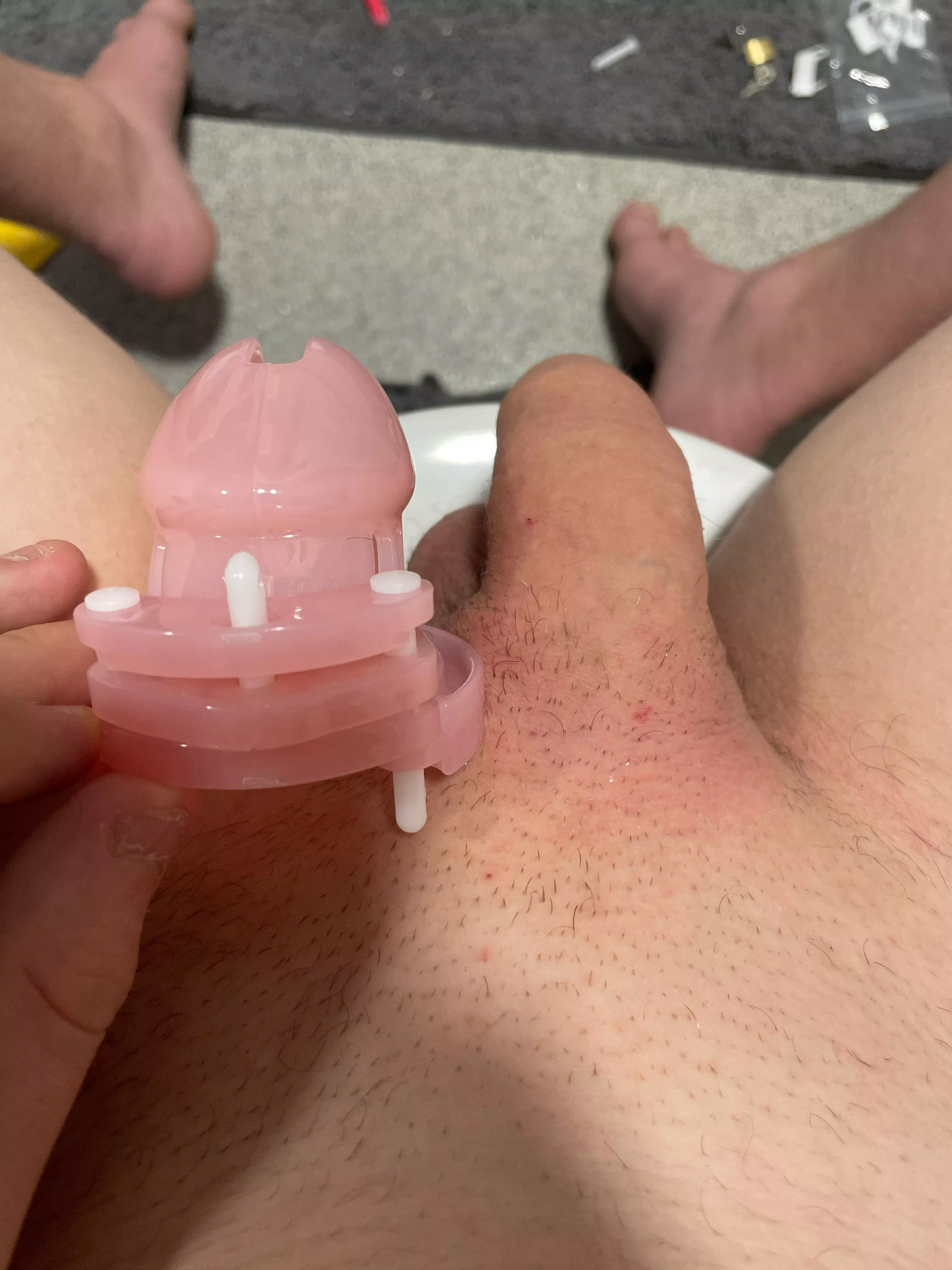 First cage 😃at 150 I’ll flush the keys