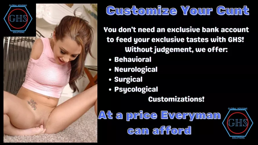 GHS Cunt Customization (Story in Comments)