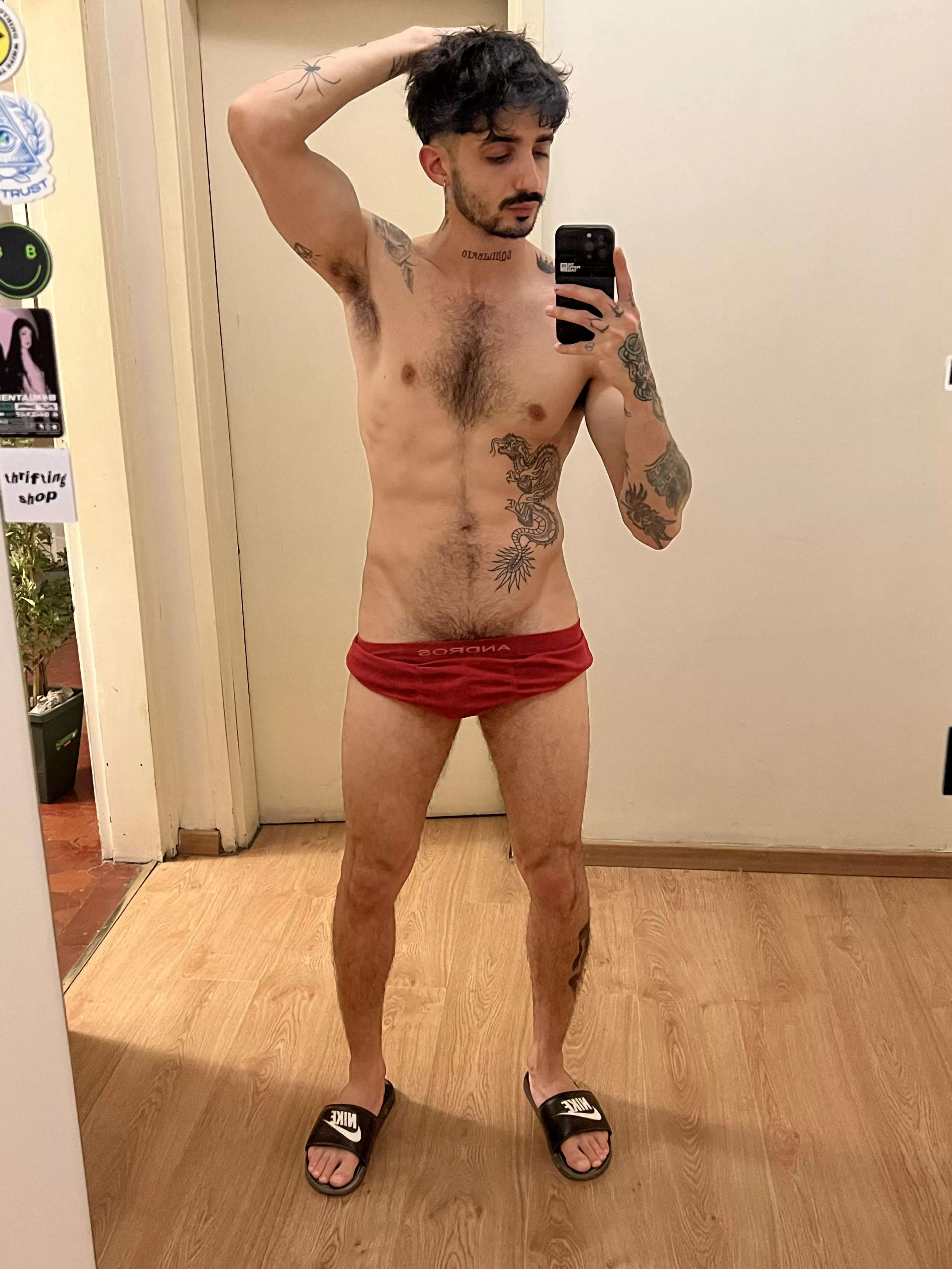 horny and ready 😼 what u doing to me?