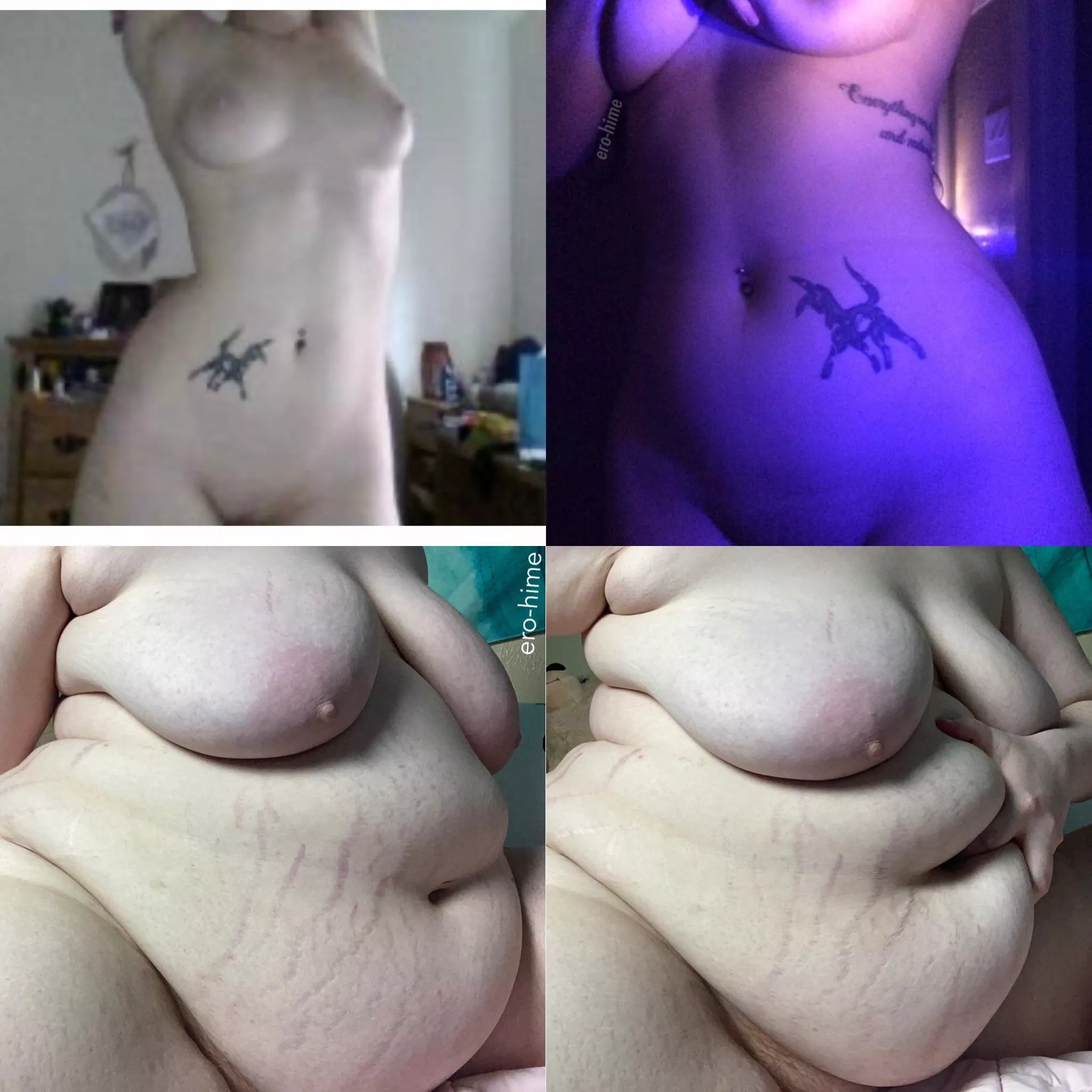 If I didn’t have proof, you probably wouldn’t believe I ever had a flat belly 👀