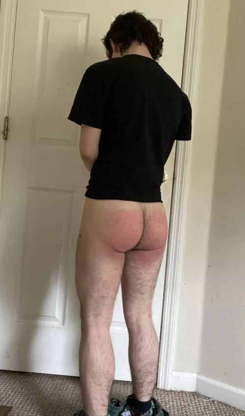 I’m an adult with a job… but I still get pulled out of bed for a spanking when I’m bad!