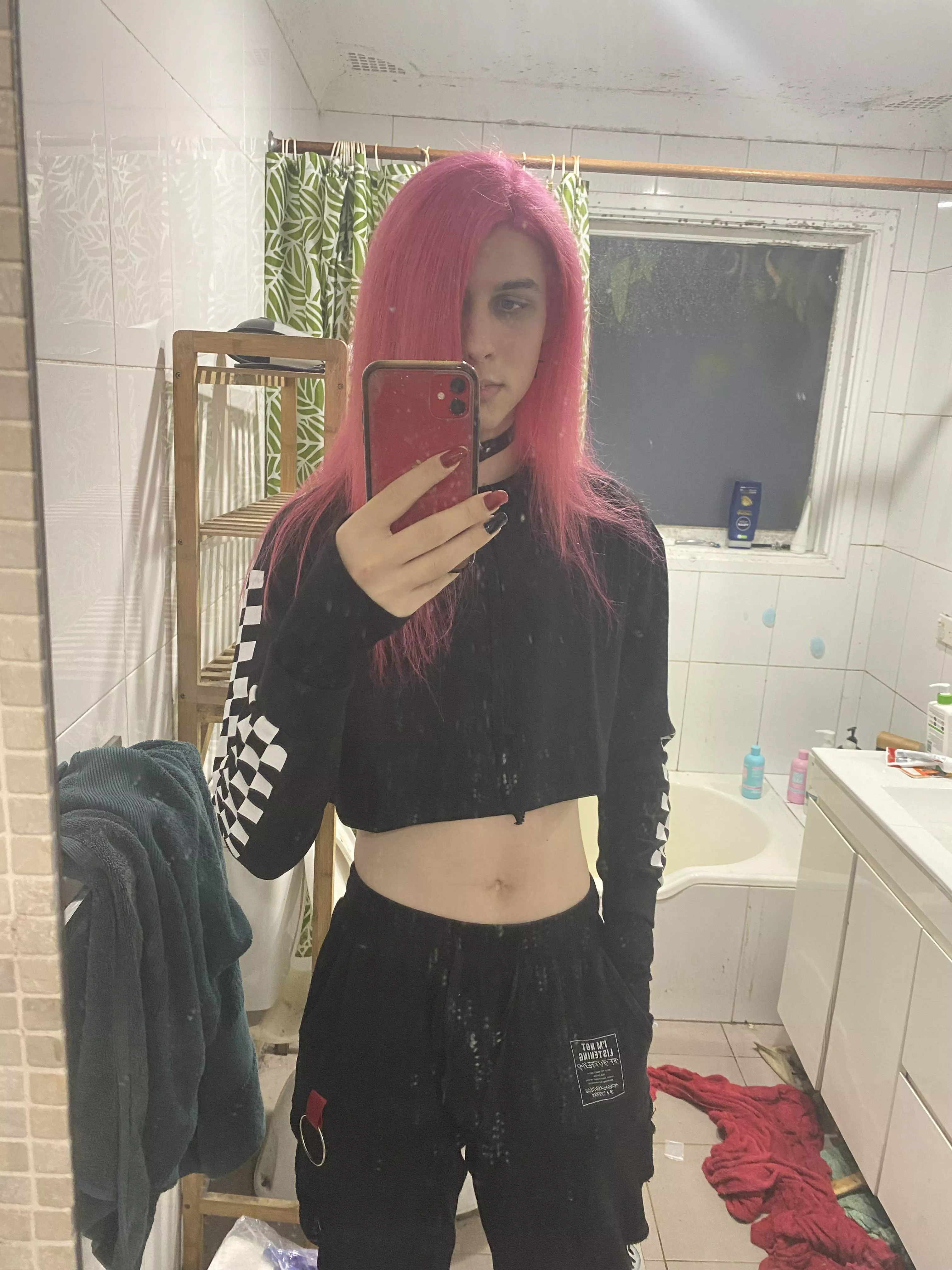 Just got my hair dyed pink today what you all think of it ?