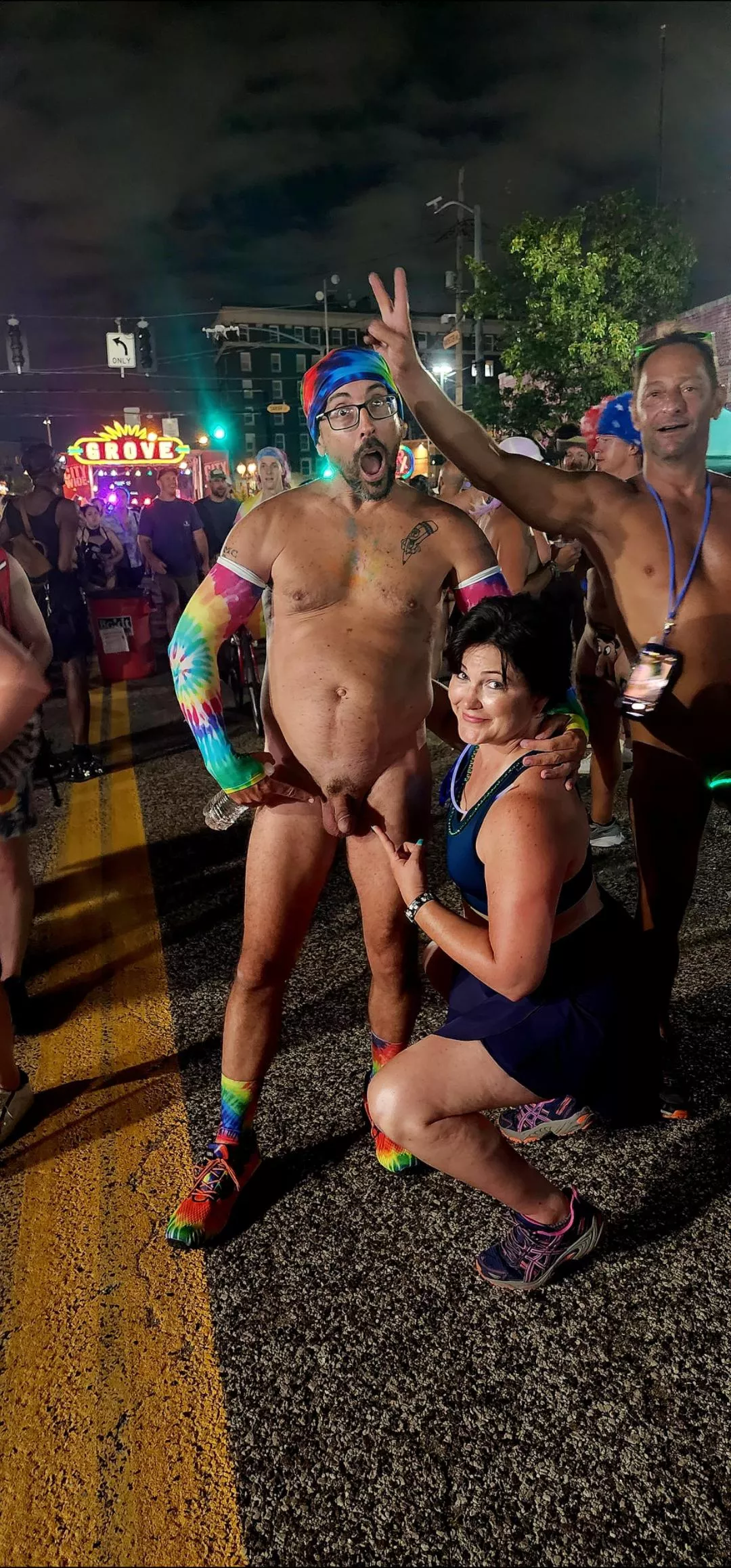 Kim was in position!