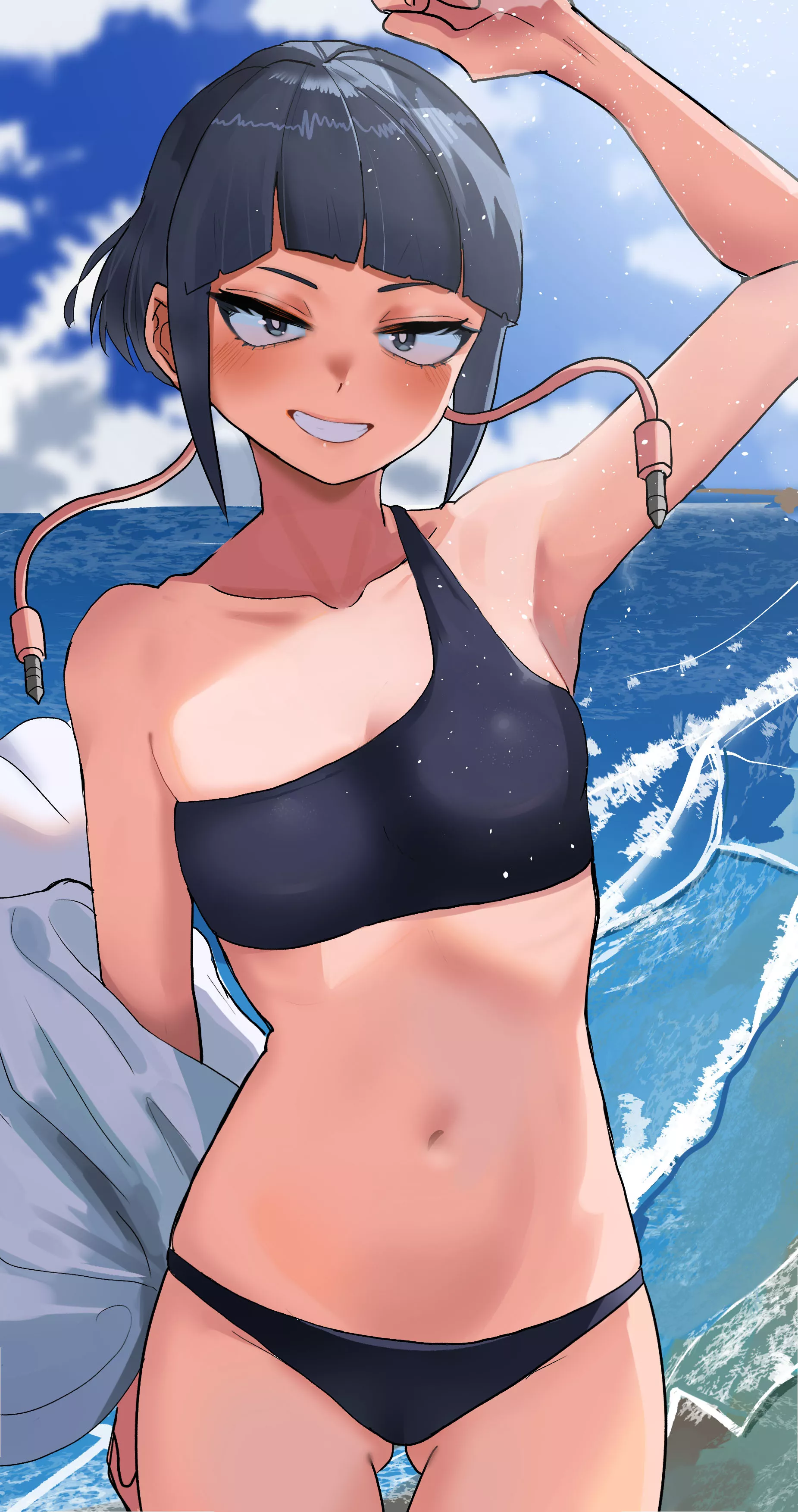 Kyoka at sea (zd / @zdoor623)