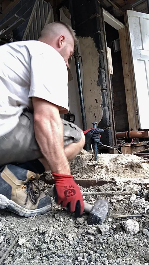 Manual labour built my forearms