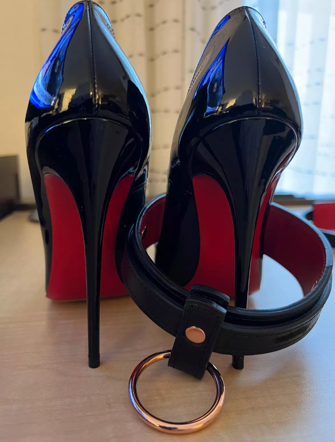 My collar and my heels
