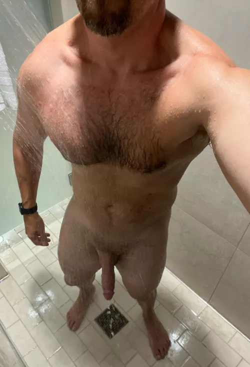 Post-workout shower… wanna join? [36]
