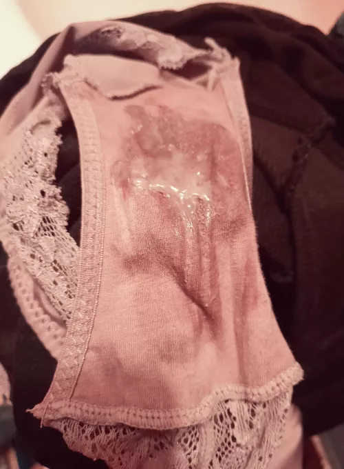 Right before I pulled them back on!