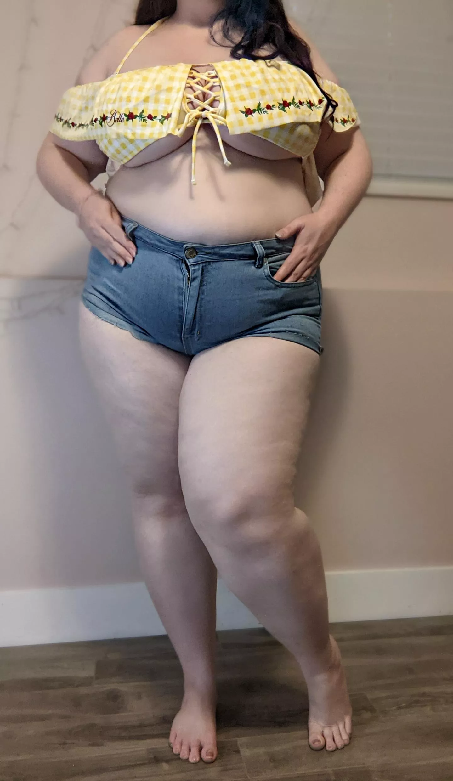 These shorts are working overtime