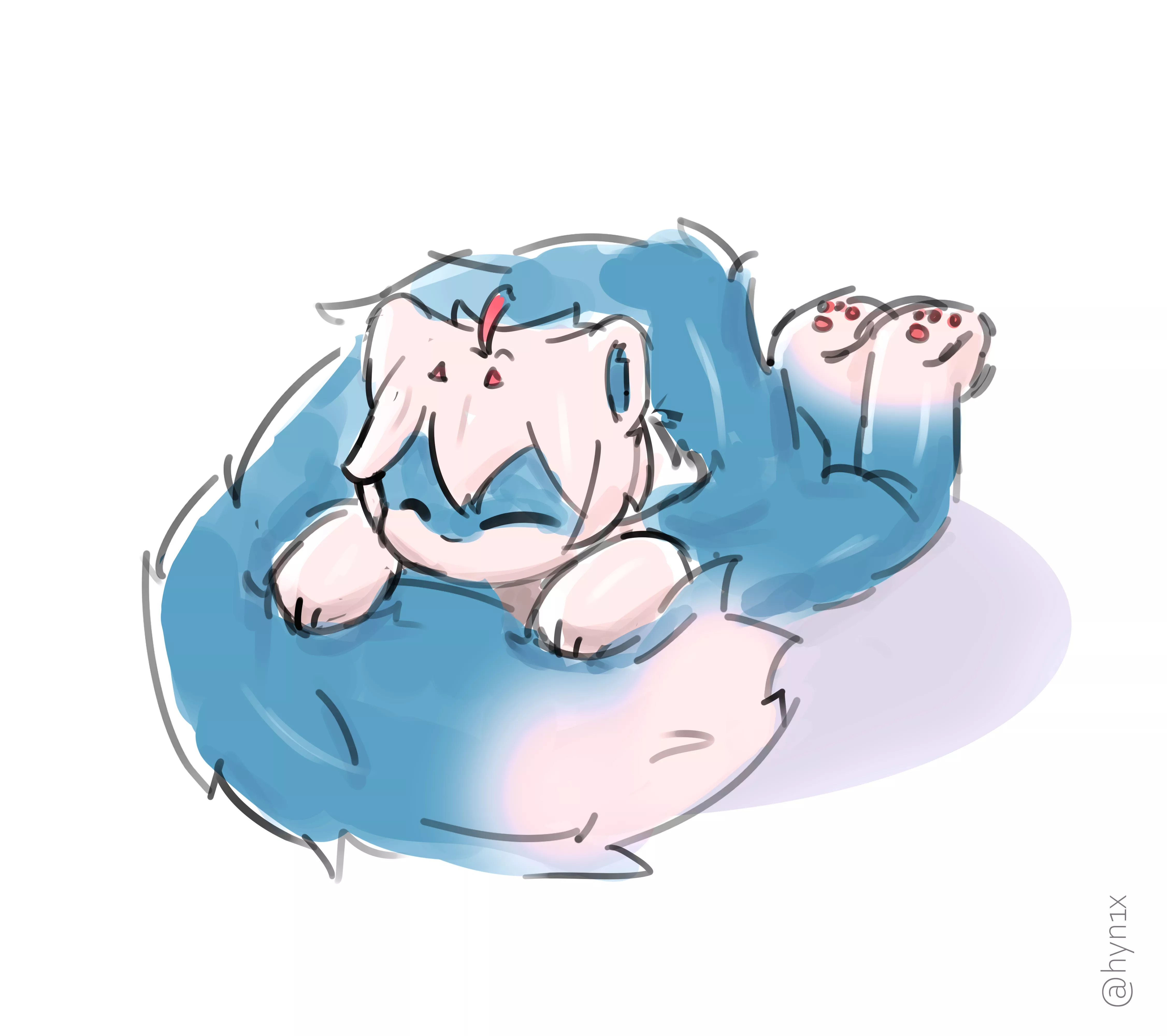 tired and fell asleep 💤 / by @hyn1x on twitter