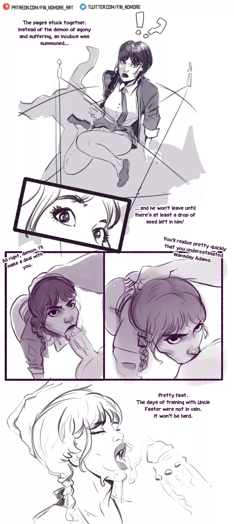 Wednesday Addams and The Demon. Vol. 1 (FinNomore) [Wednesday]