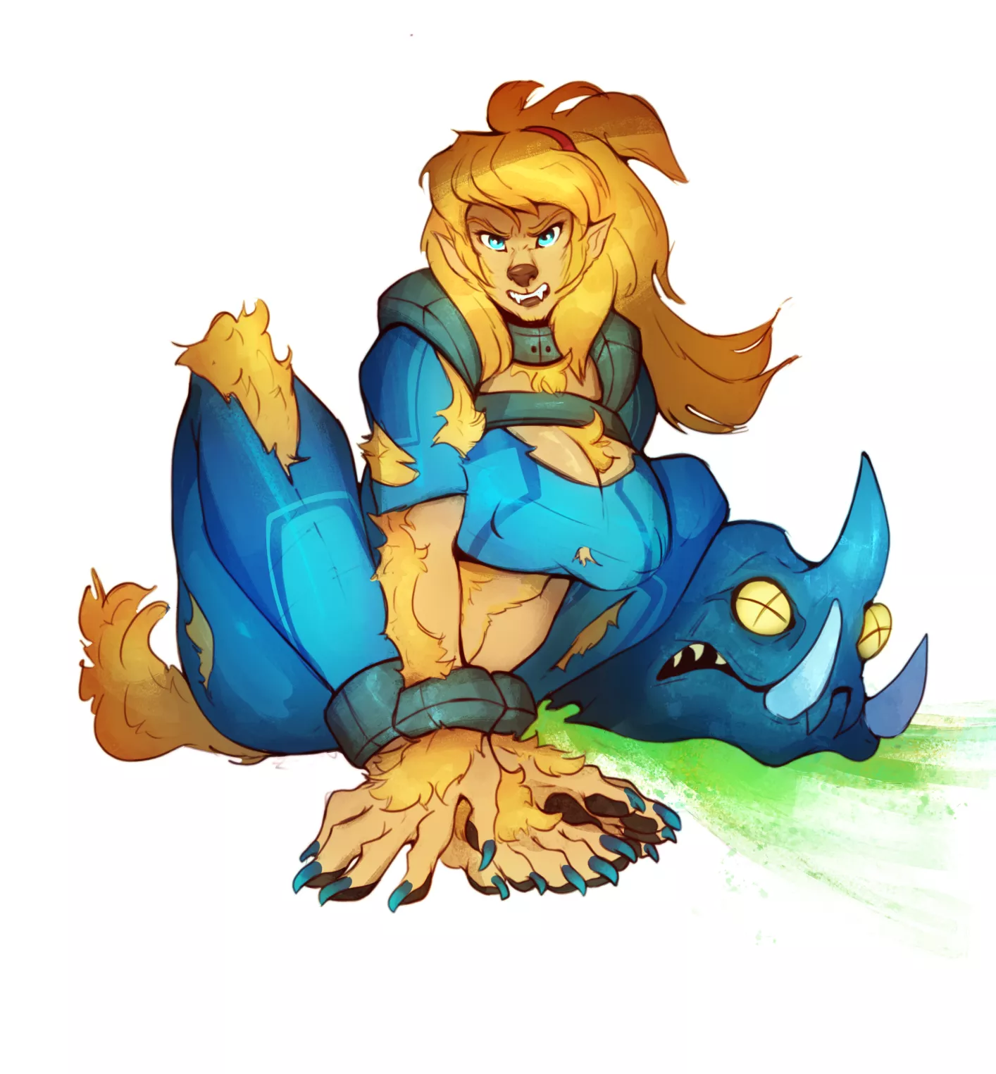 Containment Difficulty [SharkRags] (Samus -> Werewolf)