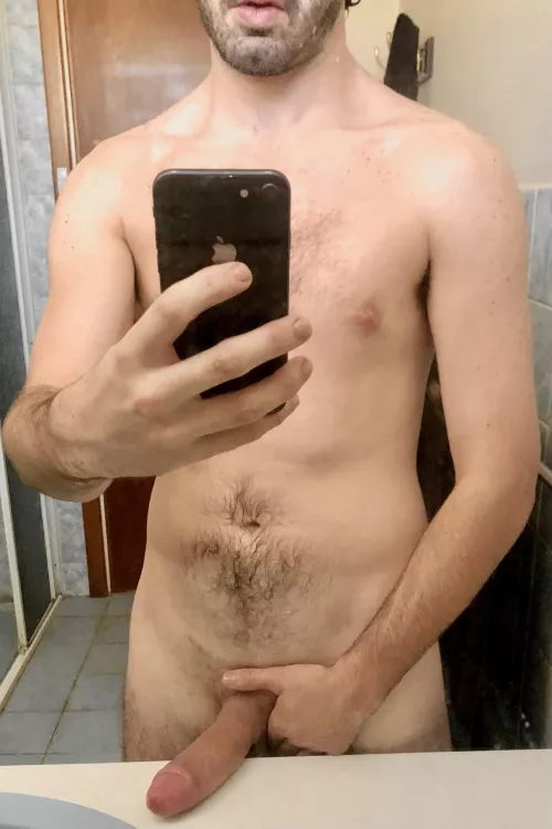 Flopping it out for you 😏