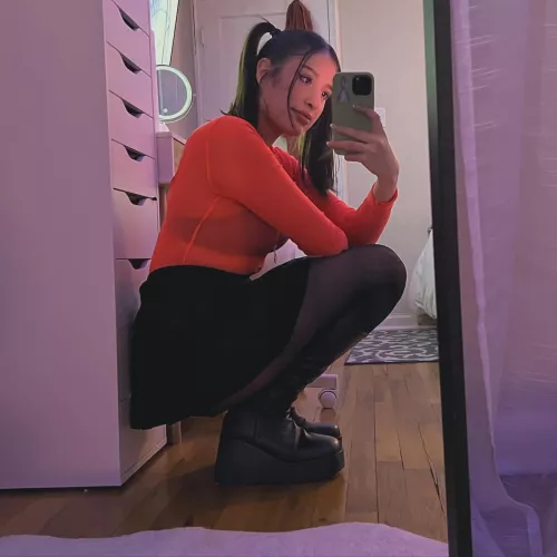 I can undress but i'll keep the boots