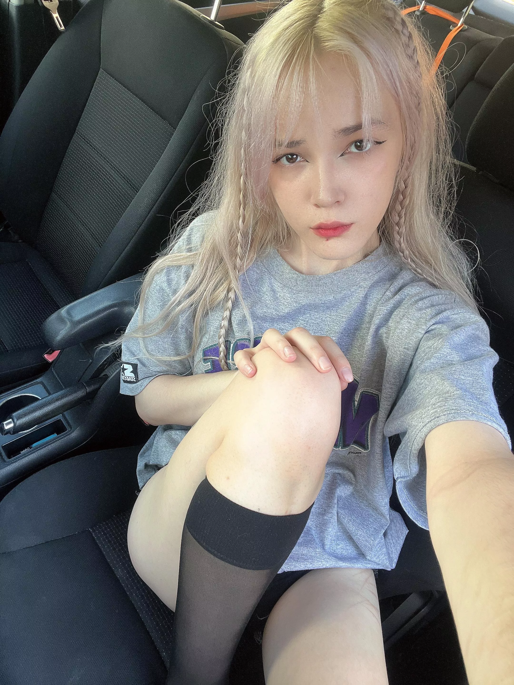 I thought this outfit needed stockings