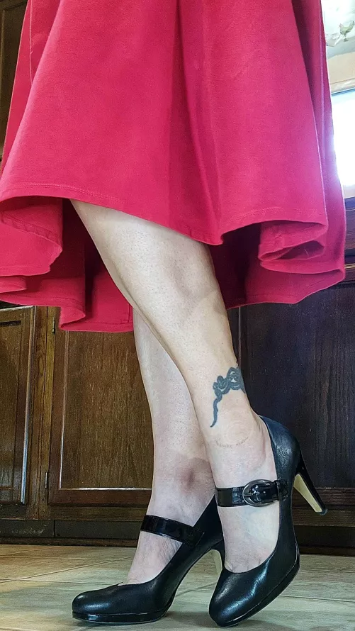 It's Date Night! Do these heels look okay with this skirt?