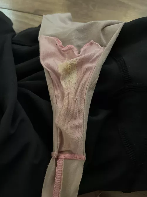 My crusty panties from yesterday