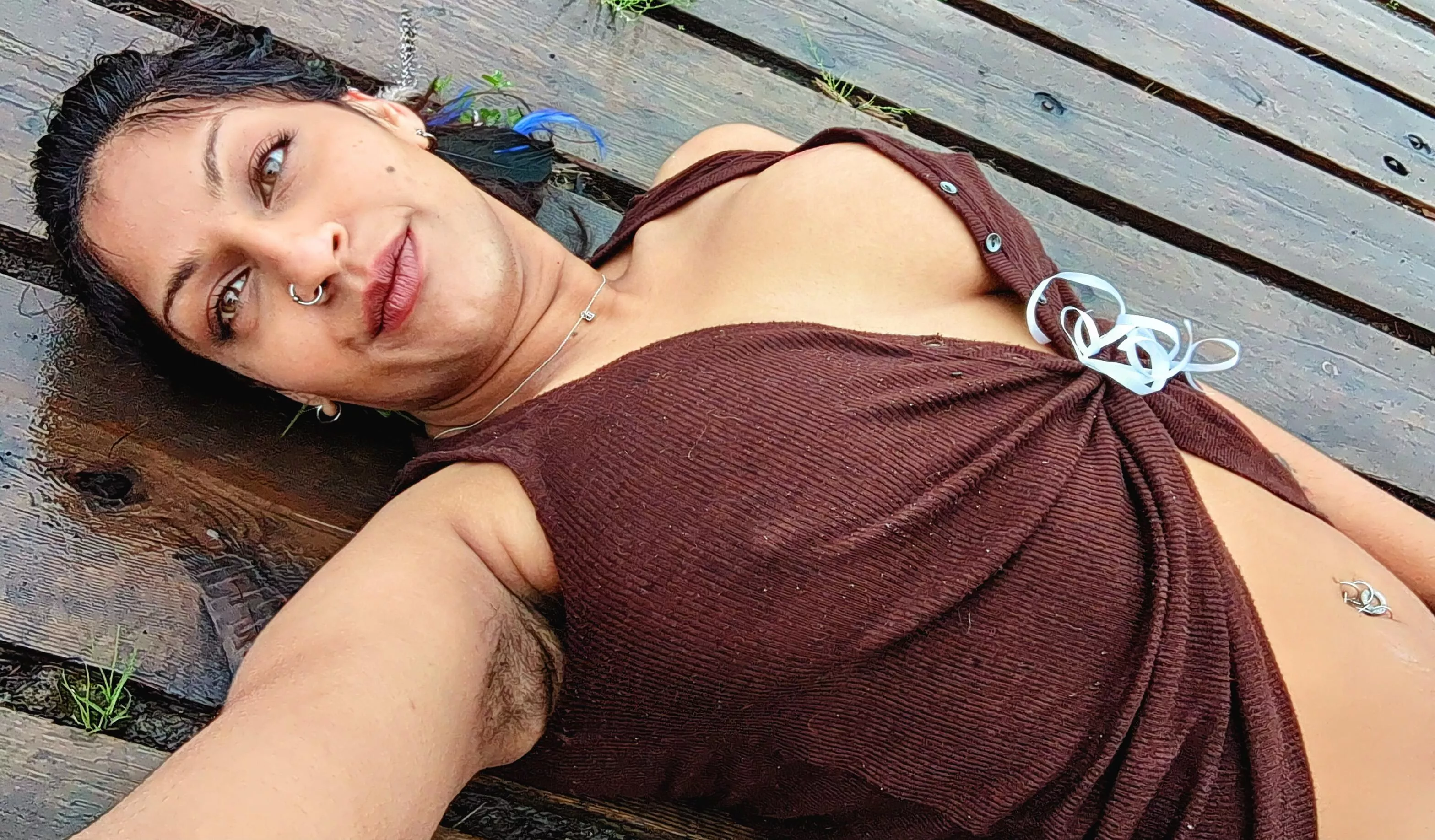 Rainy days are made for hippies🐷