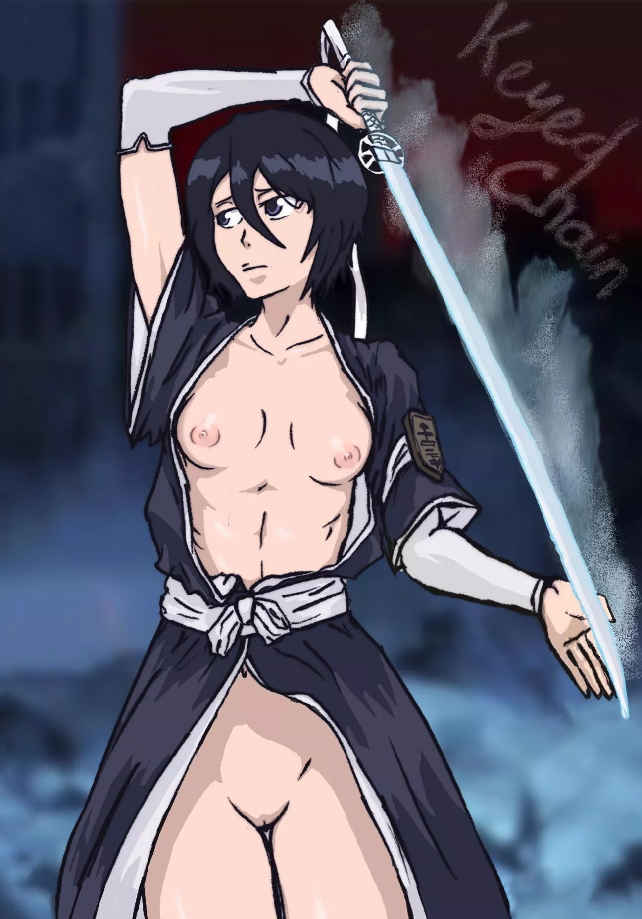 Rukia showing off