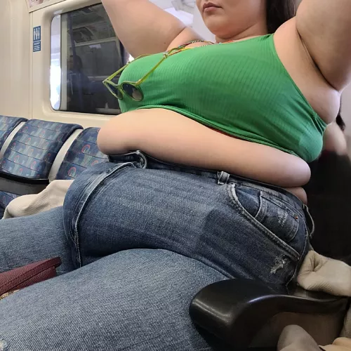 So stuffed it's getting hard to fit in train seats 🥵