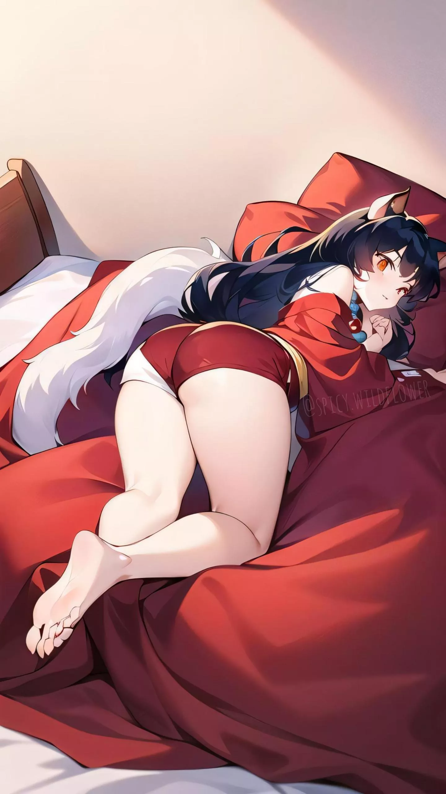 Stay in bed with me?