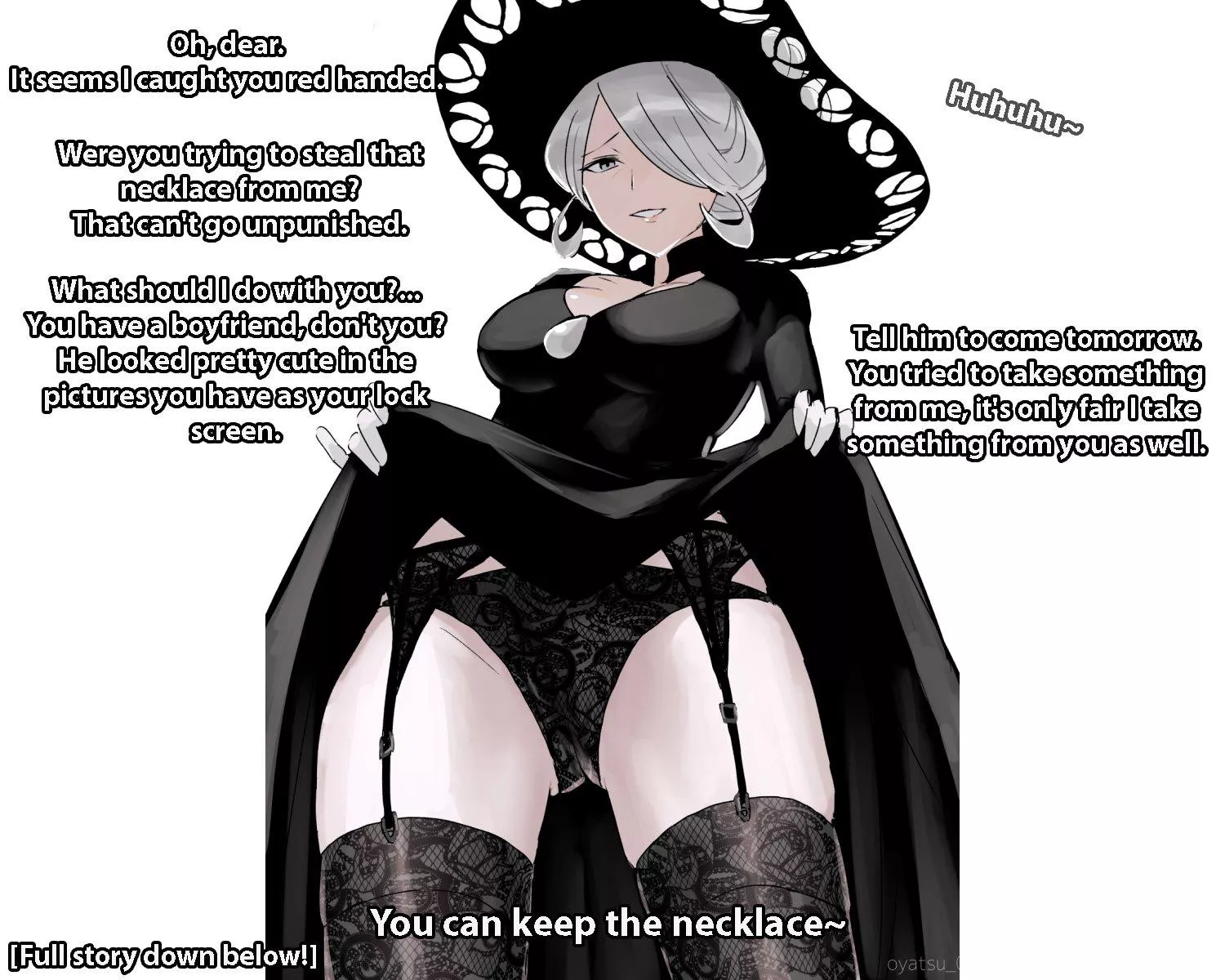 The Lady's Borrowed Toy [Femdom][Short][Cuckquean][Full Length story][Artist: Oyatsu_0]